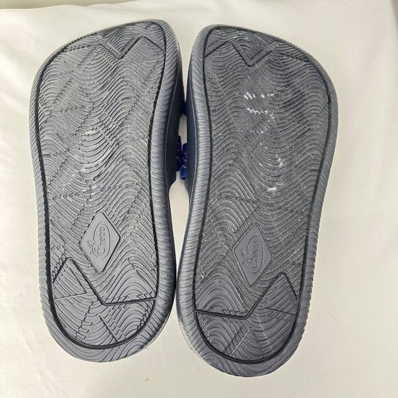 CHACO chillos slide sandal in lasagna‎ blue Size 7 - Picture 4 of 6
